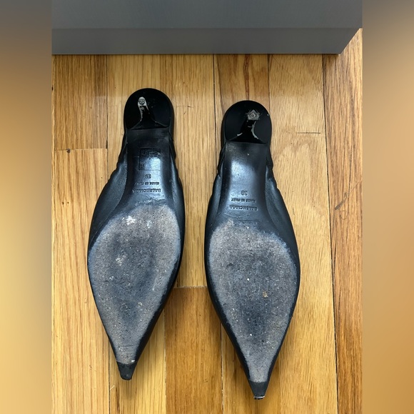 Balenciaga scrunch knife leather mules size IT 39 - Picture 4 of 6